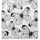 Rideaux De Douche Motif papillon de choux (Devant)