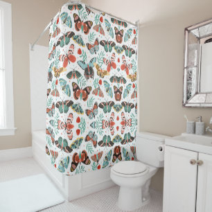 Rideaux De Douche Motif papillon de la teigne