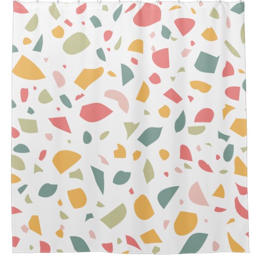 Rideaux De Douche Motif pastel moderne (Devant)