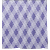 Rideaux De Douche Motif Plaid Jacquard Lavender violet clair (Devant)