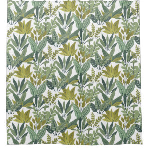 Rideaux De Douche motif plante