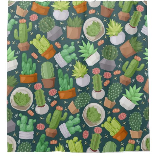 Rideaux De Douche motif plante (Devant)