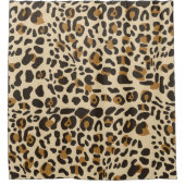 Rideaux De Douche Motif Poster de animal Leopard Jaguar (Devant)