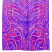 Rideaux De Douche Motif psychédélique violet (Devant)
