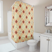 RIDEAUX DE DOUCHE MOTIF QUILT (En situation)
