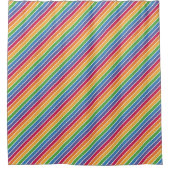 Rideaux De Douche Motif Rainbow Stripes (Devant)