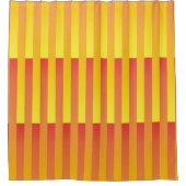 Rideaux De Douche Motif rayé orange jaune (Devant)