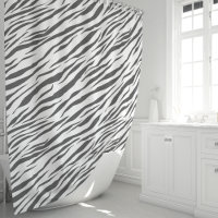Motif rayures zèbre gris et blanc