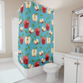 Rideaux De Douche Motif Red Apple (En situation)