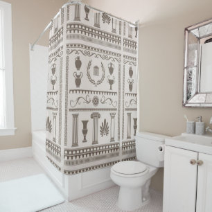 Rideaux De Douche Motif Renaissance grecque