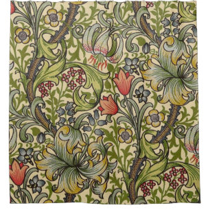 Rideaux De Douche Motif restauré William Morris Golden Lily