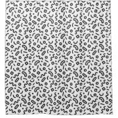 Rideaux De Douche Motif Retro Squiggle (Devant)
