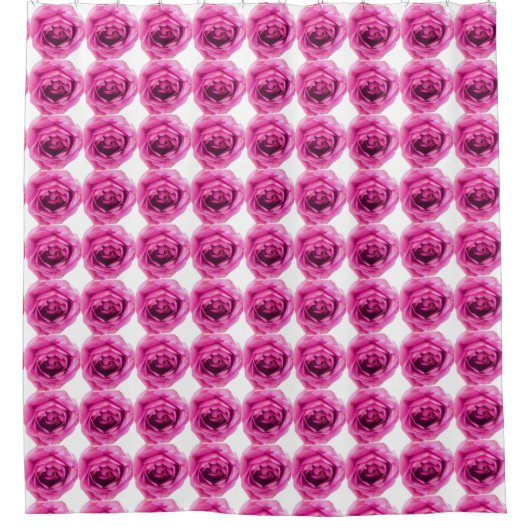 Rideaux De Douche Motif rose (Devant)
