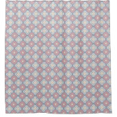 Rideaux De Douche Motif rose et bleu (Devant)