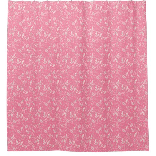 Rideaux De Douche Motif rose feuillage élégant (Devant)