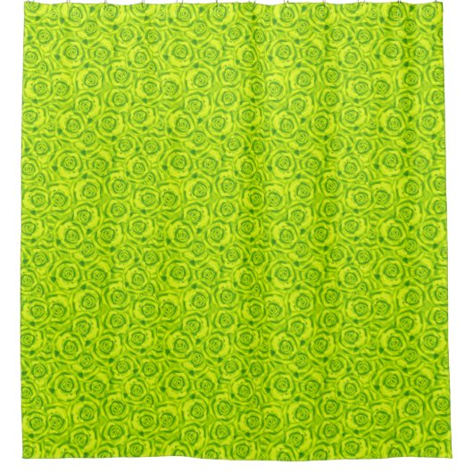 Rideaux De Douche motif rose fleuri Abstrait (Devant)