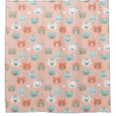 Rideaux De Douche Motif Royal Cats (Devant)