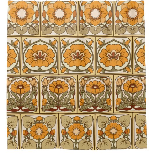 Rideaux De Douche Motif sans couture, arrière - plan avec élément dé (Devant)