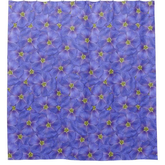 Rideaux De Douche Motif sans couture bleu (Devant)