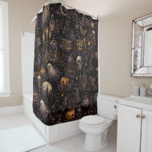 Motif sans couture gothique vintage Halloween épou