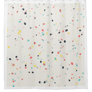Rideaux De Douche Motif sans couture Terrazzo Speckle