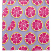 Rideaux De Douche Motif sans soudure, tranches de pamplemousse avec (Devant)