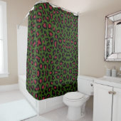 Rideaux De Douche Motif sans voile Leopard (En situation)