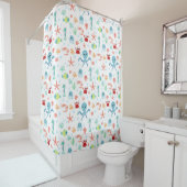 Rideaux De Douche Motif Sea World (En situation)
