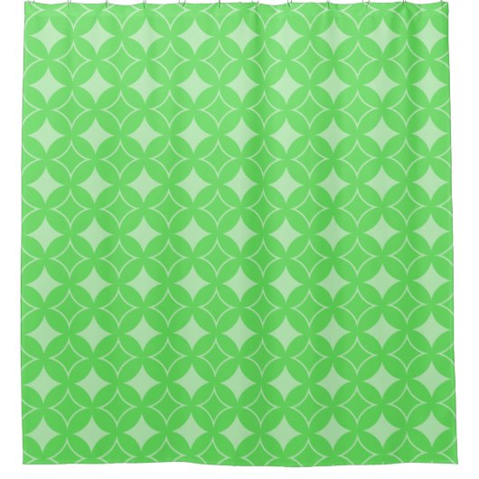 Rideaux De Douche Motif shippo vert citron (Devant)