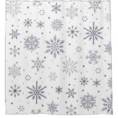 Rideaux De Douche Motif Snowflake (Devant)
