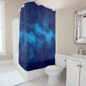 Rideaux De Douche Motif spatial (En situation)