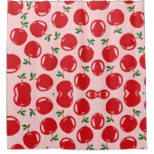 Rideaux De Douche Motif Sweet Red Cherry (Devant)