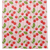 Rideaux De Douche Motif Sweet Red Cherry (Devant)