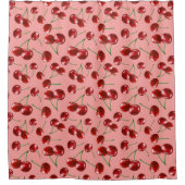 Rideaux De Douche Motif Sweet Red Cherry (Devant)