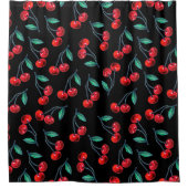 Rideaux De Douche Motif Sweet Red Cherry (Devant)