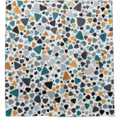 Rideaux De Douche Motif Terrazzo (Devant)