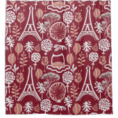 Rideaux De Douche Motif Tour Eiffel Paris (Devant)