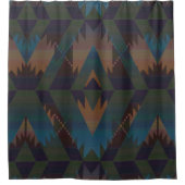 Rideaux De Douche Motif tribal du sud-ouest (Devant)