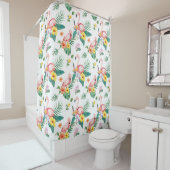 Rideaux De Douche Motif tropical (En situation)