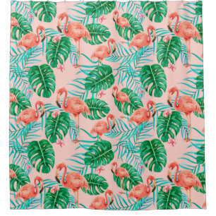 Rideaux De Douche Motif tropical