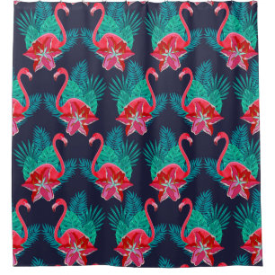 Rideaux De Douche Motif tropical