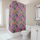 Rideaux De Douche Motif tropical (En situation)