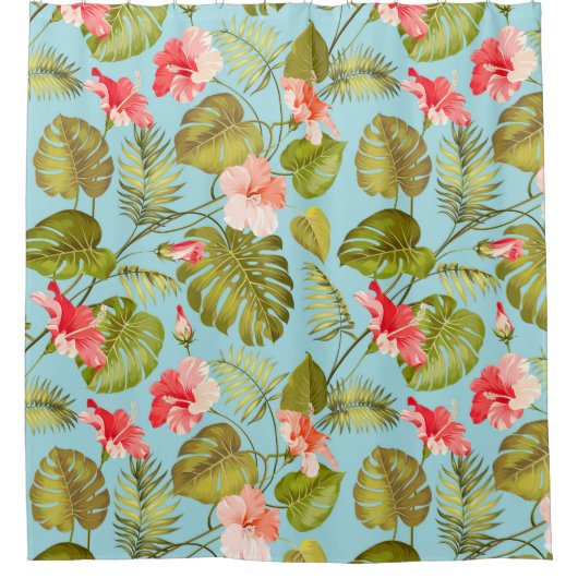 Rideaux De Douche Motif tropical (Devant)
