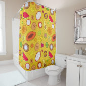 Rideaux De Douche Motif tropical (En situation)