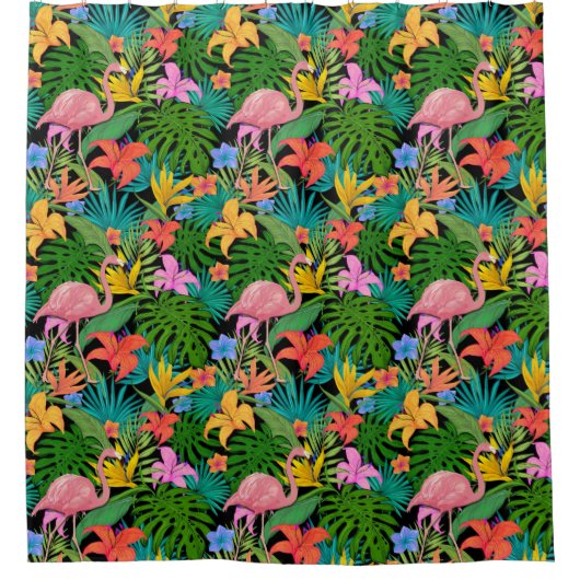 Rideaux De Douche Motif tropical (Devant)