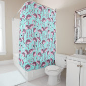 Rideaux De Douche Motif tropical (En situation)