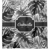 Rideaux De Douche Motif tropical (Devant)