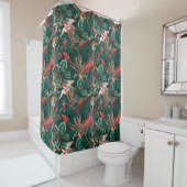 Rideaux De Douche Motif tropical (En situation)