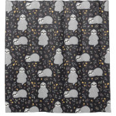 Rideaux De Douche Motif Tropical Baby Sloth (Devant)