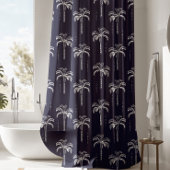 Rideaux De Douche Motif Tropical Palm Tree